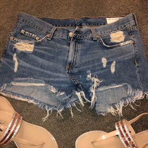 Rag & Bone denim cutoff shorts!